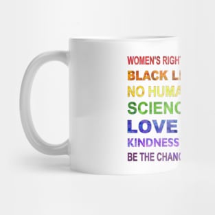 Affirmations to Believe Rainbow Mug